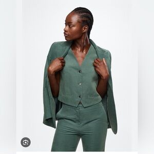 3 Piece Mango Micro Corduroy suit